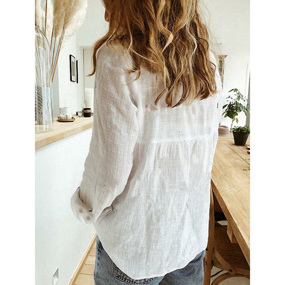 Chemise Décontractée en Lin – Style Décontracté et Respirant