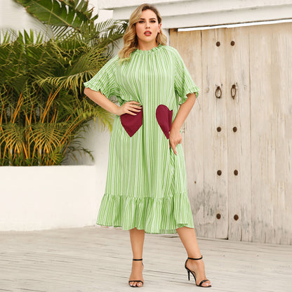 Robe Rayée Douceur & Liberté