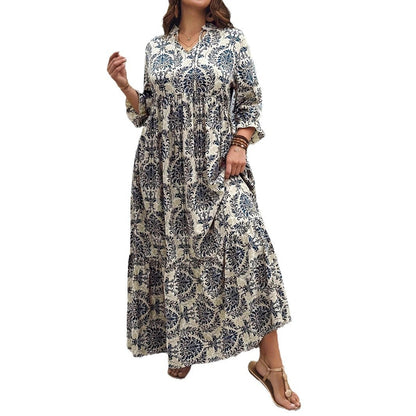 Robe Évasée Imprimée – Esprit Vacances